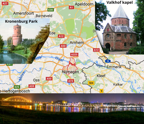 kaart Nijmegen